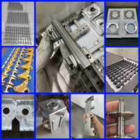 Composant de cage de caméra en alliage d'aluminium usiné CNC, sablé, pour équipement photographique, service de personnalisation en petites séries