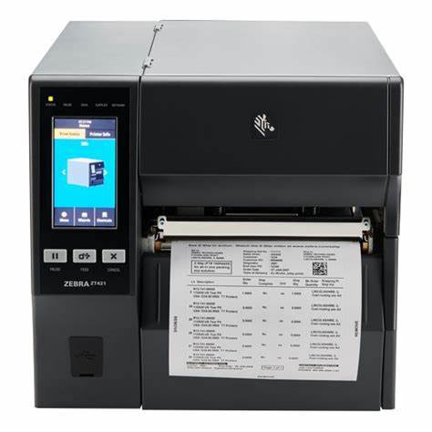 New Original Zebra ZT421 Industrial Label Barcode Thermal Transfer Printer 300DPI