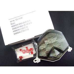 Tích hợp đèn báo rẽ và đèn hậu cho KAWASAKI NINJA zx6r 09-12 Ninja <span class=keywords><strong>ZX10R</strong></span> 08-10 Z1000 07-08 z750s 07-08 xe máy - Product Image 2