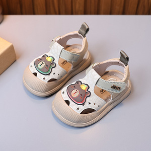 <span class=keywords><strong>Sandalias</strong></span> de Verano para Niños Pequeños, con Punta Cerrada, Anti-Patadas, Zapatos de Playa para Bebés de 0 a 3 Años - Product Image 2