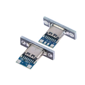 <span class=keywords><strong>USB</strong></span> 3.1 Loại C ổ cắm (với vít gắn tấm) 2-pin, 4-pin nữ nối jack cắm sạc cổng về phí<span class=keywords><strong>a</strong></span> trước và ngược lại - Product Image 5