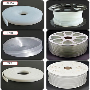 Guarnizione in Silicone di Precisione 11x3mm con Superficie Liscia o Texturizzata, Monolaterale o Bilaterale, per Grafiche in Tessuto SEG - Product Image 1