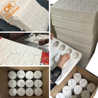 Sous-verres personnalisés écologiques pour bar à boissons, taille sur mesure, jetables, en papier absorbant de 1,5 mm, impression offset couleur CMYK, promotion