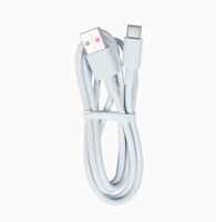 Kabel Data USB Type-C Pengisian Daya Super Cepat 6A 66W Bersertifikasi CE FCC Langsung dari Pabrik untuk Ponsel