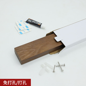 Porte-couteaux magnétique japonais en bois à fixer au mur, organisateur de couteaux de cuisine 121 - Product Image 3