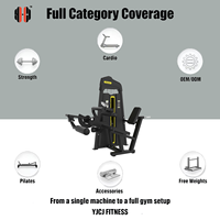 Appareil Commercial de Musculation des Ischio-jambiers Assis Réglable en Acier 80KG pour Salle de Sport et Centre de Fitness – Machine à Flexions des Jambes