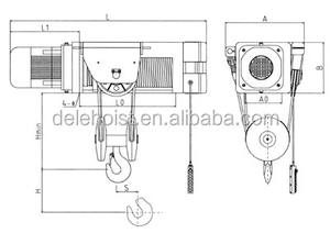Chariot de levage à chaîne électrique 5 tonnes, prix et moteur de levage électrique - Product Image 3