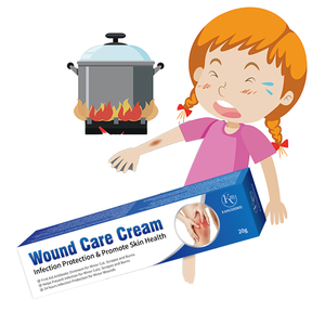 Crème de soin et de réparation à base de plantes, hautement efficace <span class=keywords><strong>pour</strong></span> les brûlures, les plaies et les brûlures à chaud, apaisante, anti-infectieuse, certifiée ISO - Product Image 1