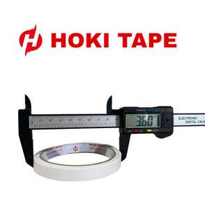 Hoki 12มม. x 10หลา80mic ทิชชู่สองชั้นแรงกดอะคริลิคไวต่องานหัตถกรรมใช้ในชีวิตประจำวันง่ายฉีกทำความสะอาดเสร็จ - Product Image 3