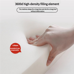 Colchón de algodón de alta densidad, colchón plegable enrollable para cama, colchón de espuma viscoelástica de Gel refrescante de látex Natural, tamaño Queen - Product Image 3
