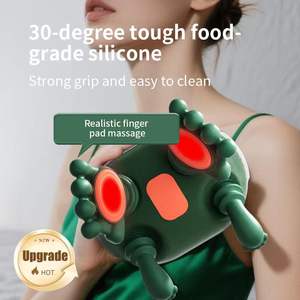 All'ingrosso massaggio elettrico vibratore sollievo del corpo Shiatsu portatile tessuto profondo collo massaggiatore spalla massaggiatore con il calore - Product Image 5