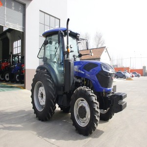 High-efficiency 120HP 4x4 wheeled agricultural tractor for plowing and landscaping, strong power, cultivator-ready - Product Image 1