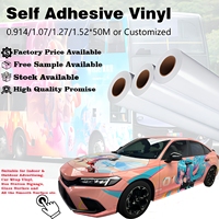 Revêtement de sol en vinyle blanc brillant imperméable et résistant aux UV, rouleaux autocollants en PVC, imprimable à l'encre éco-solvant, impression numérique, modèle