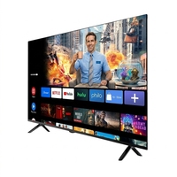 Téléviseur intelligent LED Full HD Maden, écran large, Android, WiFi, noir, 32-120 pouces, pour hôtel et usage domestique
