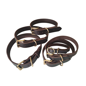Ayarlanabilir Yumuşak Üç Katlı Dikişli Sığır Derisi Köpek Tasmaları, Tokalı - Dayanıklı Toptan Satış, Evcil Hayvan Mağazaları ve Markalar İçin - Product Image 2