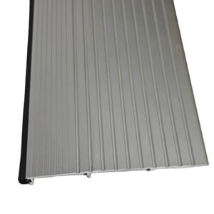 Plaque de <span class=keywords><strong>seuil</strong></span> en <span class=keywords><strong>aluminium</strong></span> robuste moderne DTAC avec installation par vis, insonorisée pour <span class=keywords><strong>porte</strong></span> de <span class=keywords><strong>garage</strong></span> - Product Image 2