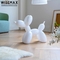 WISEMAX FURNITURE Chaise de lecture en plastique pour enfants, chaise en plastique pour enfants de maternelle, chaise en plastique colorée en forme de ballon pour enfants