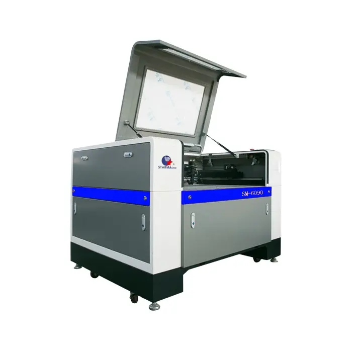 STARMAcnc mesin pemotong laser kayu hobi yang mudah dioperasikan 1390 1610 fokus otomatis