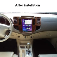 Lecteur vidéo de voiture 12,1 pouces pour TOYOTA Fortuner HILUX VIGO Revo 2005-2018 Radio stéréo intégré DSP Car-play Android Auto