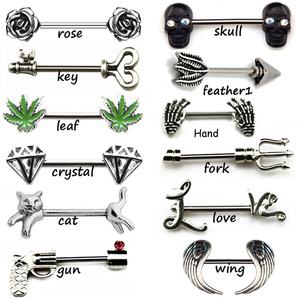 Piercing al Capezzolo a Forma di Cuore, Scudo <span class=keywords><strong>per</strong></span> Capezzolo con Fiore, Affascinanti Anelli <span class=keywords><strong>per</strong></span> <span class=keywords><strong>Capezzoli</strong></span> da Donna, <span class=keywords><strong>Gioielli</strong></span> <span class=keywords><strong>per</strong></span> Piercing Corporeo da Matrimonio, 14G Oro Rosa - Product Image 1