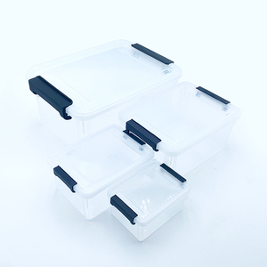 Chinese Factory 2/5/9L Medium Size Stackable Clothing Home Toy Kid Organizer Clean Plastic Strong Storage Bins Box With Lids