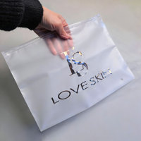 Sacs Ziplock Transparents Mat Givré Personnalisables avec Logo pour T-shirts