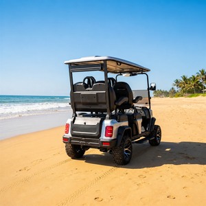 Carrello Elettrico da <span class=keywords><strong>Golf</strong></span> per Allevamenti di Piccioni, 2/4/6 Posti, Motore AC 48V 5KW, Batteria al Litio, per Trasporto in Gara, con Cesto Portaoggetti - Product Image 1