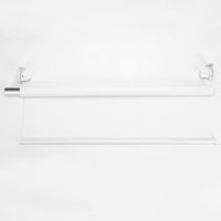 Supports de store à enroulement en métal à design moderne avec perles, mécanisme d'embrayage, embout de fixation 38 mm, accessoires robustes pour stores de bureau