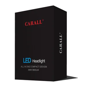 Giamaica la migliore vendita all'ingrosso accessori per autoveicoli CARALL H4 C6 COB LED luminoso fendinebbia per auto 4 lato H4 lampadina LED