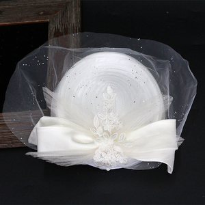 HM050 Hera Hot <strong>Sale</strong> Classical Bride <strong>Hat</strong> Stylish Top <strong>Hat</strong> Face Veil Fascinator <strong>Wedding</strong> <strong>Hats</strong> - Product Image 4