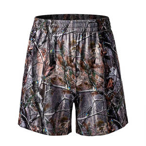 Shorts en mesh camouflage 100% polyester, coupe ample, impression par sublimation personnalisée, entrejambe 5 pouces. - Product Image 5