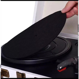Oferta Especial: Tapete Antideslizante de Fieltro Multicolor para Tocadiscos de Vinilo LP, Antiestático, Reductor de Vibraciones, Accesorio de Audio para el Hogar - Product Image 4