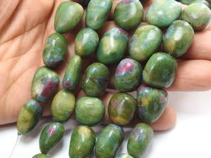 ลูกปัดหินฟุชไซต์สีชมพูขัดเงาขนาด 8 นิ้ว 13-20 มม. คริสตัลธรรมชาติสำหรับทำเครื่องประดับ รับรองโดยบุคคลที่สาม มีรูเจาะ - Product Image 4