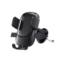 Support de téléphone portable à fixation par gravité pour grille d'aération, vente en gros d'usine, support de navigation stable, accessoire pour smartphone