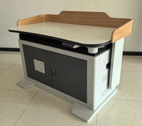 Tables de formation pour salles de classe et bureaux, pupitres en acier, podium numérique pour enseignants, plateforme multimédia, pod de présentation multimédia