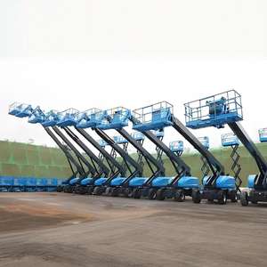 CE diesel Boom Lift hidráulico telescópico/<span class=keywords><strong>plataforma</strong></span> de elevación <span class=keywords><strong>articulada</strong></span> brazo voladizo nudillo móvil 4 ruedas motrices para nueva granja - Product Image 3