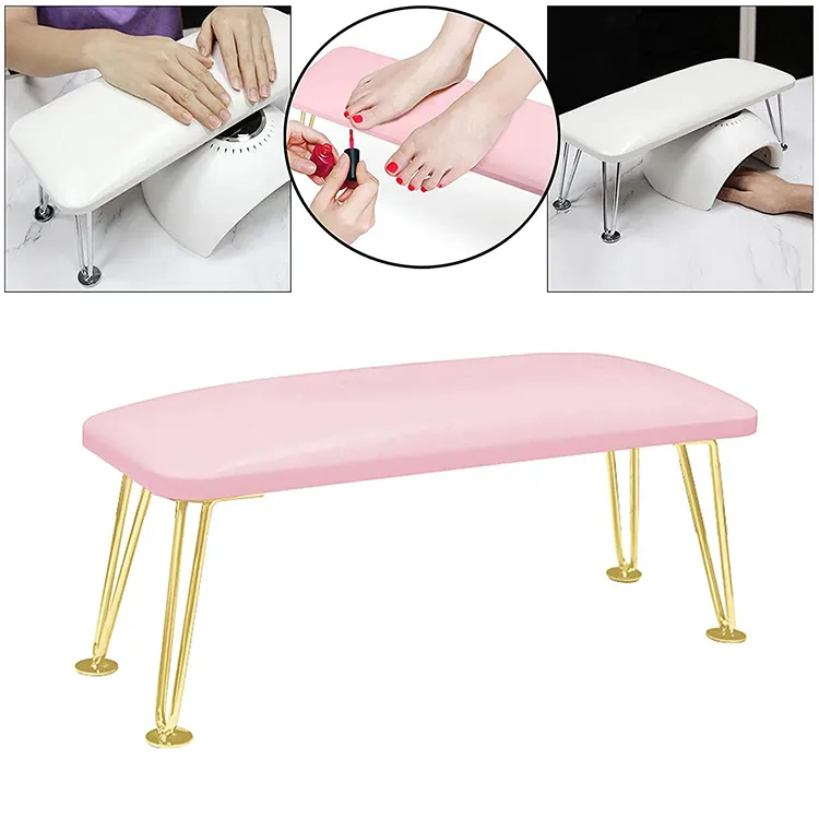 DIY Nail Art Professional Soft Leather Manicure Table Nail Arm Rest Hand Holder Pillow For Salon