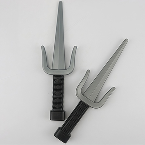 <span class=keywords><strong>Juego</strong></span> <span class=keywords><strong>de</strong></span> <span class=keywords><strong>cuchillos</strong></span> <span class=keywords><strong>de</strong></span> juguete <span class=keywords><strong>de</strong></span> armas antiguas <span class=keywords><strong>de</strong></span> samurái japonés, espadas largas y cortas <span class=keywords><strong>de</strong></span> plástico con dardos Katana incluidos - Product Image 4