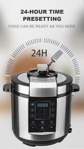 <span class=keywords><strong>Olla</strong></span> a Presión Eléctrica Multiusos de 6L Antiadherente para Cocinar Pollo Frito de Granito en Pakistán - Product Image 5