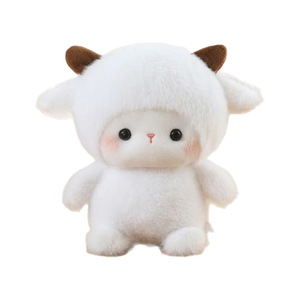 Set di Peluche Super Morbidi Orso ed Elefante, Compagno di Studio Carino, Giocattolo Antistress da Coccolare, Premio per Macchina a Gancio, con <span class=keywords><strong>Orecchie</strong></span> Mobili - Product Image 5