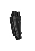 Nouvel adaptateur portable noir 250A 1000V DC CCS2 vers GBT, étanche IP54, convertisseur de charge rapide pour VE, certifié CE
