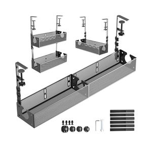 תחת ניהול כבל דלפק מתכת תחת מסך ניהול חוט דלפק בקרת כבל שולחן תחת ניהול כבל שולחן ללא נזק לדלפק - Product Image 1