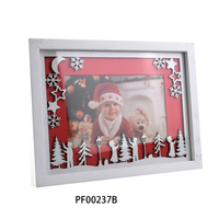 Selamat Natal Bingkai Foto Kayu Warna Kustom Merek HC 6x4 & 7x5 Pencetakan UV Model Multi-Ukuran PF00299 Cina
