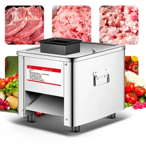 Ticari et kesici makinesi çift kesi et dilimleme makinesi et kesmek için rendelenmiş/doğranmış makine