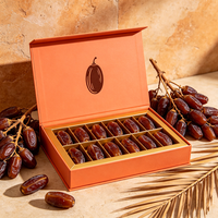 Boîtes cadeaux en vrac pour dattes, boîtes rigides de luxe en papier pour bonbons, confiseries, emballages alimentaires, boîtes à chocolat avec compartiments