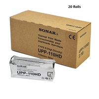 20 rouleaux de médias d'impression thermique à ultrasons Upp-110 HD Type II pour la vente en gros