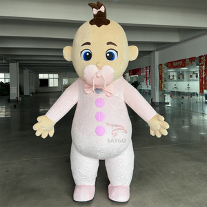 Costume de Mascotte Gonflable Drôle JJ, Personnage de Dessin Animé, pour Bébés Garçons et Filles, et Adultes - Grande Vente - Product Image 6