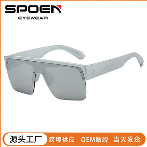 Fashion Shield <b>Sunglasses</b> Full Rim <b>Gradient</b> Lenses UV400 Protection Unisex Adult Sun Protection - Product Image 2