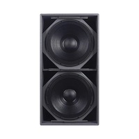 S218 subwoofers audio professionnels système de son double subwoofer passif haute puissance de 18 pouces pour scène