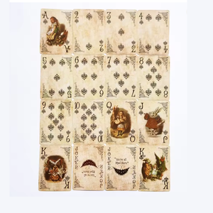 Tùy Chỉnh Chất Lượng Mới Mịn Thẻ Phong Cách Cổ Điển Alice Trong Trò Chơi Boong Hội Đồng Quản Trị Trò Chơi Retro Poker Thiết Lập Mới Lạ Hiện Nay Pokers - Product Image 6